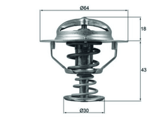 Thermostat Kühlmittel für CHRYSLER DODGE HONDA ISUZU MITSUBISHI NISSAN OPEL