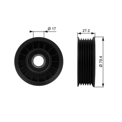 Umlenk Führungsrolle Keilrippenriemen für DODGE CHEVROLET PONTIAC FORD USA