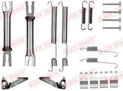 Zubehörsatz Bremsbacken Hinterachse für SKODA VW RAPID Spaceback POLO V