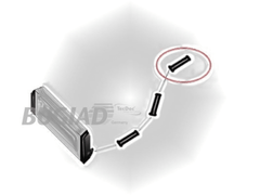 Ladeluftschlauch für VOLVO C30 S40 II S60 S80 V40 Schrägheck V50 V60 I V70 III