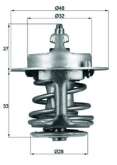 Thermostat Kühlmittel für DAIHATSU NISSAN TOYOTA HYUNDAI KIA GEELY APPLAUSE I