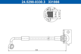 Bremsschlauch Vorderachse links für HYUNDAI i10 II Stufenheck