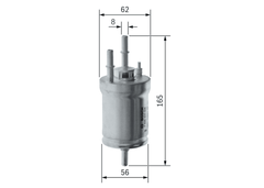 Kraftstofffilter für AUDI SEAT SKODA VW A3 Sportback Cabriolet TT Roadster