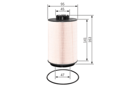 Kraftstofffilter für VOLVO RENAULT TRUCKS FE II FL III PREMIUM 2 MIDLUM