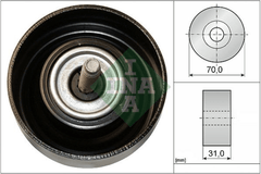 Umlenk Führungsrolle Keilrippenriemen für OPEL SAAB CHEVROLET ANTARA A ASTRA J