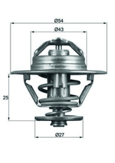 Thermostat Kühlmittel für CITROËN FIAT IVECO MULTICAR PEUGEOT JUMPER I Kasten