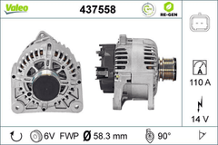 Lichtmaschine Generator für NISSAN RENAULT DACIA MICRA III NOTE TIIDA