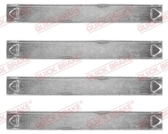 Zubehörsatz Scheibenbremsbelag Hinterachse für JEEP COMMANDER GRAND CHEROKEE