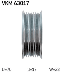 Umlenk Führungsrolle Keilrippenriemen für HONDA CIVIC VIII Hatchback