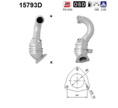 Katalysator für CITROËN FIAT PEUGEOT JUMPER II Kasten Pritsche/Fahrgestell Bus