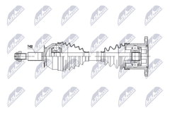 Antriebswelle Hinterachse für NISSAN PATHFINDER III