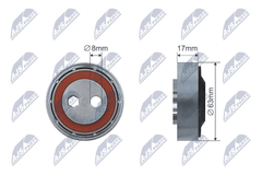 Spannrolle Keilrippenriemen für AUDI SKODA VW A4 B5 Avant B6 Cabriolet B7 A6 C5