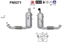 Ruß Partikelfilter Abgasanlage für FORD FOCUS III Stufenheck Turnier