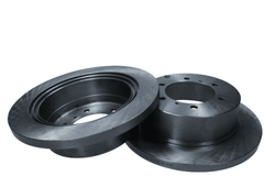 2x Bremsscheibe Hinterachse für MITSUBISHI DELICA / SPACE GEAR GALLOPER PAJERO