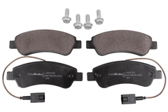 Bremsbelagsatz Scheibenbremse Hinterachse für CITROËN FIAT OPEL PEUGEOT JUMPER