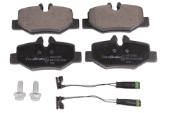 Bremsbelagsatz Scheibenbremse Hinterachse für MERCEDES-BENZ VIANO VITO Bus