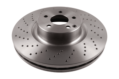 2x Bremsscheibe Vorderachse für MERCEDES-BENZ S-KLASSE Coupe