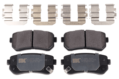 Bremsbelagsatz Scheibenbremse Hinterachse für HYUNDAI KIA ACCENT III Stufenheck