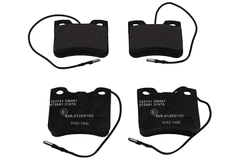 Bremsbelagsatz Scheibenbremse Vorderachse für PEUGEOT 106 I II Van