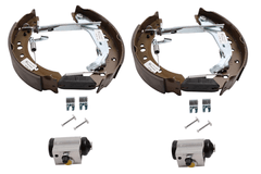 Bremsbackensatz Hinterachse für CITROËN PEUGEOT C2 ENTERPRISE C3 I Pluriel 1007