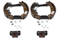 Bremsbackensatz Hinterachse für PEUGEOT 206 Schrägheck Stufenheck SW 206+