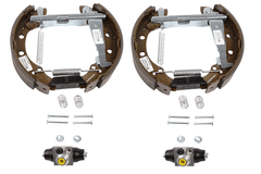 Bremsbackensatz Hinterachse für AUDI SEAT SKODA VW 100 C2 Stufenheck 80 B4