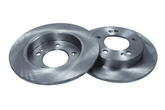 2x Bremsscheibe Hinterachse für HYUNDAI KIA ix20 VENGA Hatchback Van
