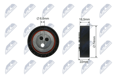 Spannrolle Keilrippenriemen für FIAT IVECO DUCATO Kasten Pritsche/Fahrgestell