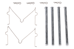 Zubehörsatz Scheibenbremsbelag Vorderachse für MITSUBISHI TOYOTA PAJERO IV Van