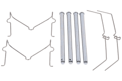 Zubehörsatz Scheibenbremsbelag Vorderachse für TOYOTA VW HILUX IV Pick-up V VI