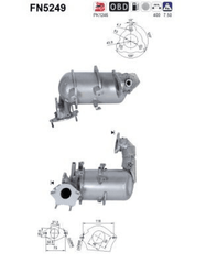 Ruß Partikelfilter Abgasanlage für NISSAN RENAULT QASHQAI II SUV X-TRAIL III /