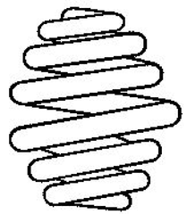 Fahrwerksfeder Hinterachse für OPEL ASTRA G Caravan Kasten/Kombi