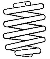 Fahrwerksfeder Vorderachse für AUDI SKODA VW A4 B5 Avant SUPERB I PASSAT