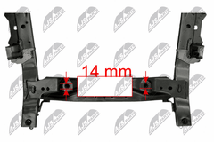 Hilfsrahmen Aggregateträger Vorderachse für RENAULT DACIA LOGAN/STEPWAY II
