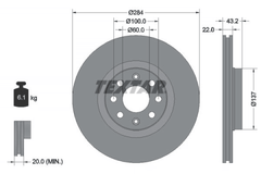 2x Bremsscheibe Vorderachse für FIAT OPEL GRANDE PUNTO EVO Van Kasten/Schrägheck