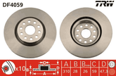 2x Bremsscheibe Vorderachse für ALFA ROMEO LANCIA 166 KAPPA Coupe SW