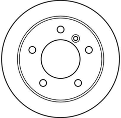 2x Bremsscheibe Hinterachse für MERCEDES-BENZ VW SPRINTER 2-t Kasten