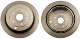 2x Bremsscheibe Hinterachse für SUBARU TRIBECA