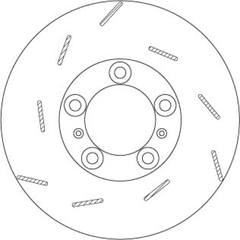 Bremsscheibe Hinterachse links für PORSCHE PANAMERA Sport Turismo