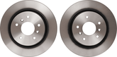 2x Bremsscheibe Hinterachse für NISSAN QASHQAI II SUV
