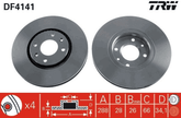 2x Bremsscheibe Vorderachse für CITROËN C5 I Break II XANTIA Kasten/Kombi