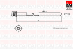 Zylinderkopfschraubensatz für MG ROVER FSO LOTUS CATERHAM MINELLI LAND 6