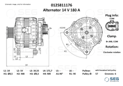 Lichtmaschine Generator für AUDI PORSCHE A4 Allroad B8 Avant A5 Sportback