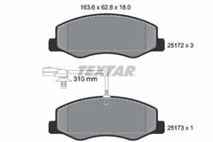 Bremsbelagsatz Scheibenbremse Hinterachse für NISSAN RENAULT OPEL NV400 Kasten