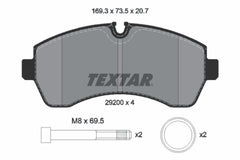 Bremsbelagsatz Scheibenbremse Vorderachse für MERCEDES-BENZ SPRINTER 3,5-t