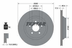2x Bremsscheibe Hinterachse für SUBARU IMPREZA Schrägheck XV