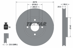 2x Bremsscheibe Vorderachse für FORD ECOSPORT