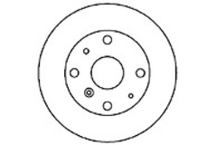 2x Bremsscheibe Vorderachse für DAIHATSU GRAN MOVE
