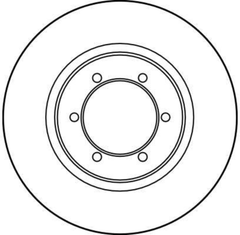2x Bremsscheibe Vorderachse für MITSUBISHI GALLOPER PAJERO II Canvas Top III