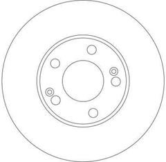 2x Bremsscheibe Vorderachse für HYUNDAI TRAJET SANTA FÉ I